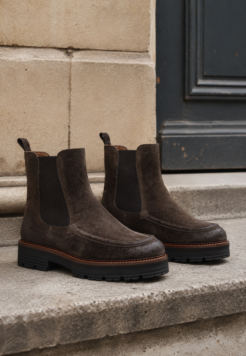 Riva støvle - Suede Mole