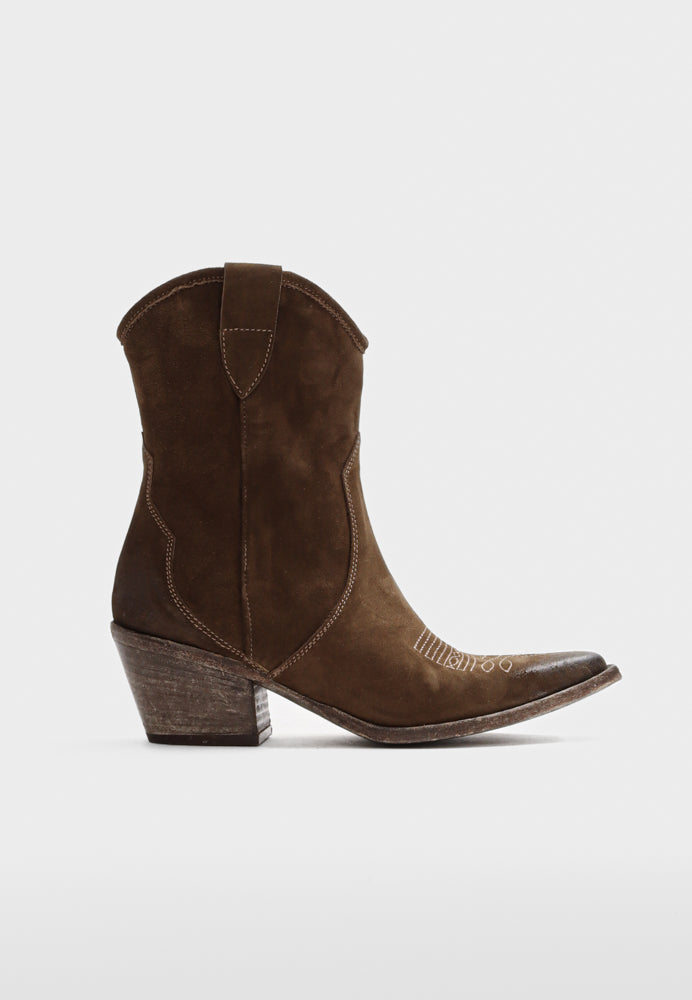 Roma støvle - Suede Wood