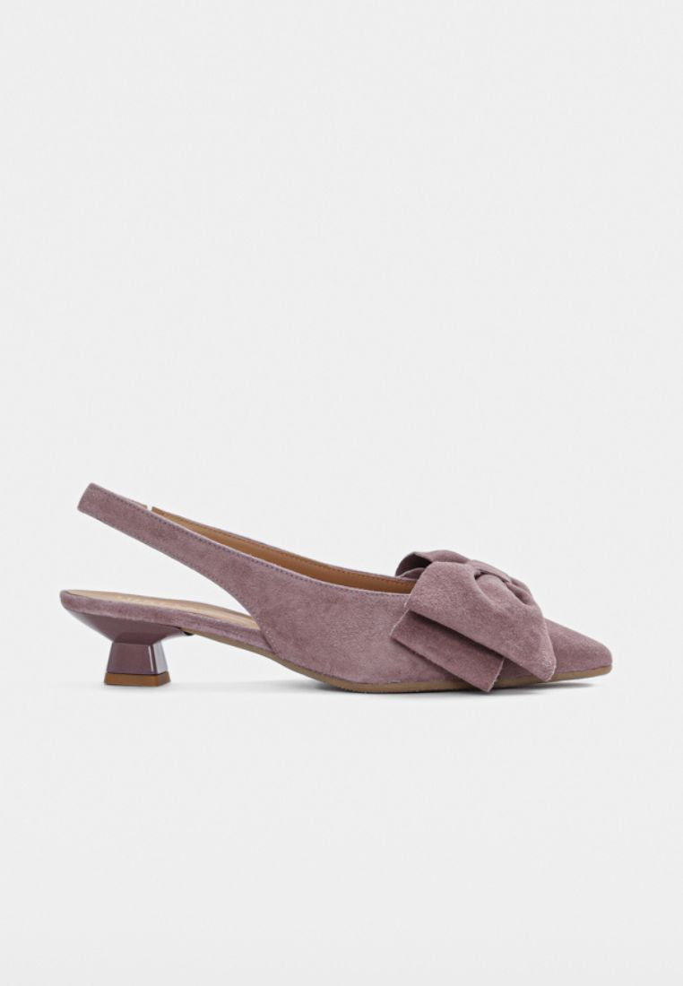 Rose slingback - Suede Lilac