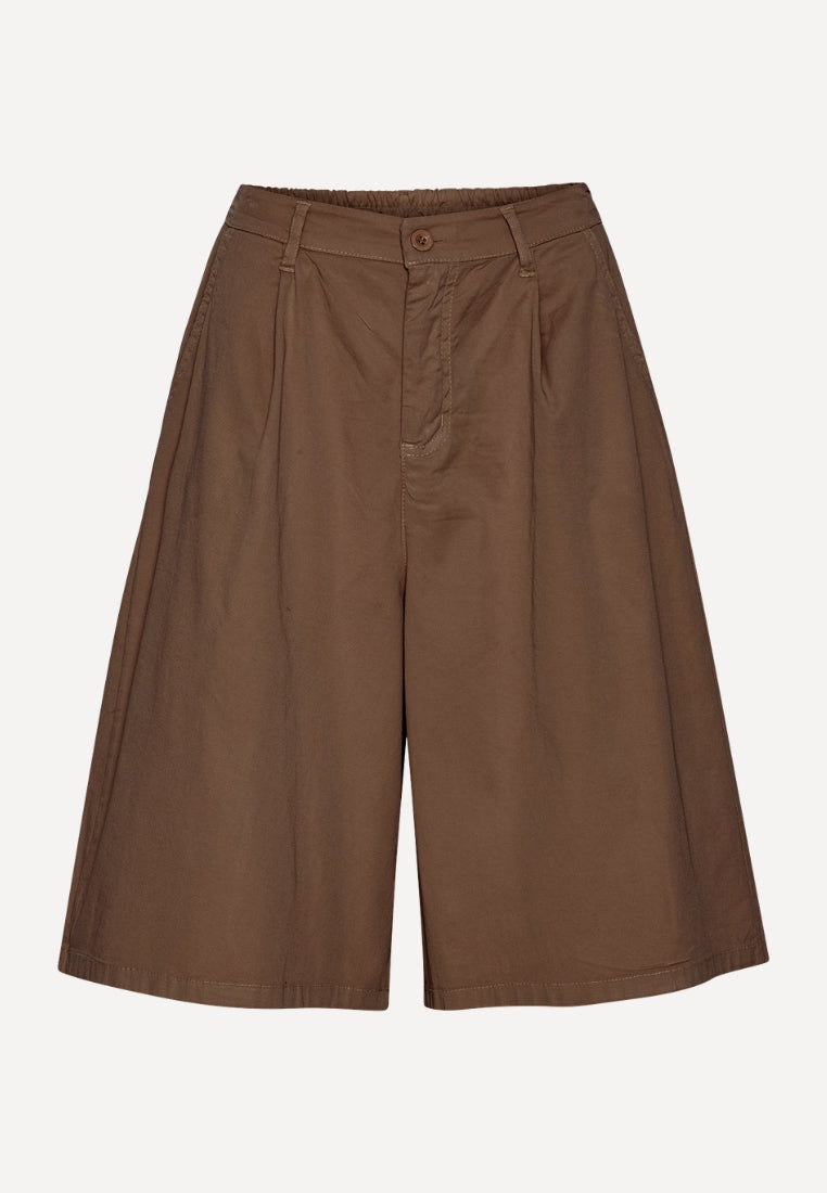 Saga Cotton shorts - Brown