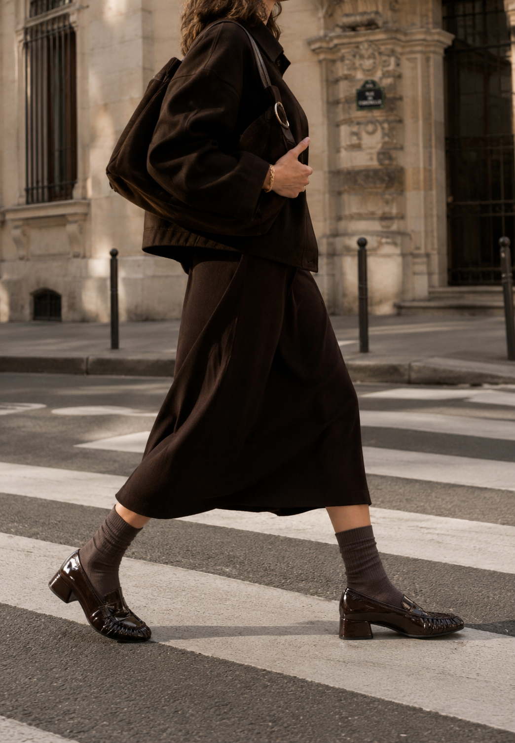 Sarah pump - Naplak Dark Brown