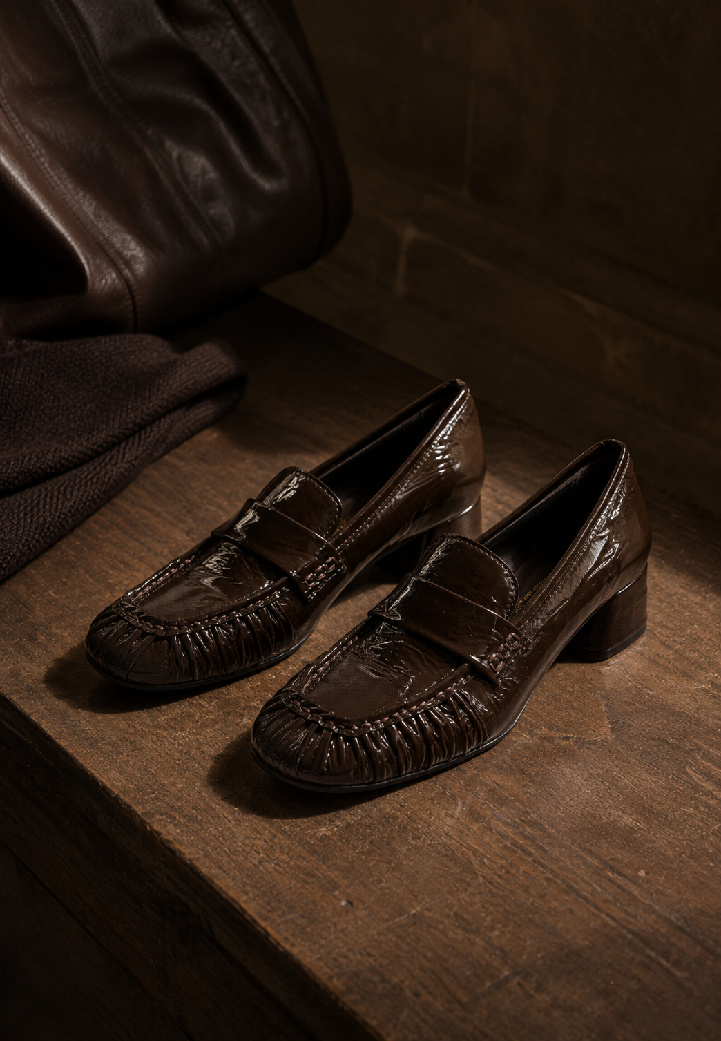 Sarah pump - Naplak Dark Brown