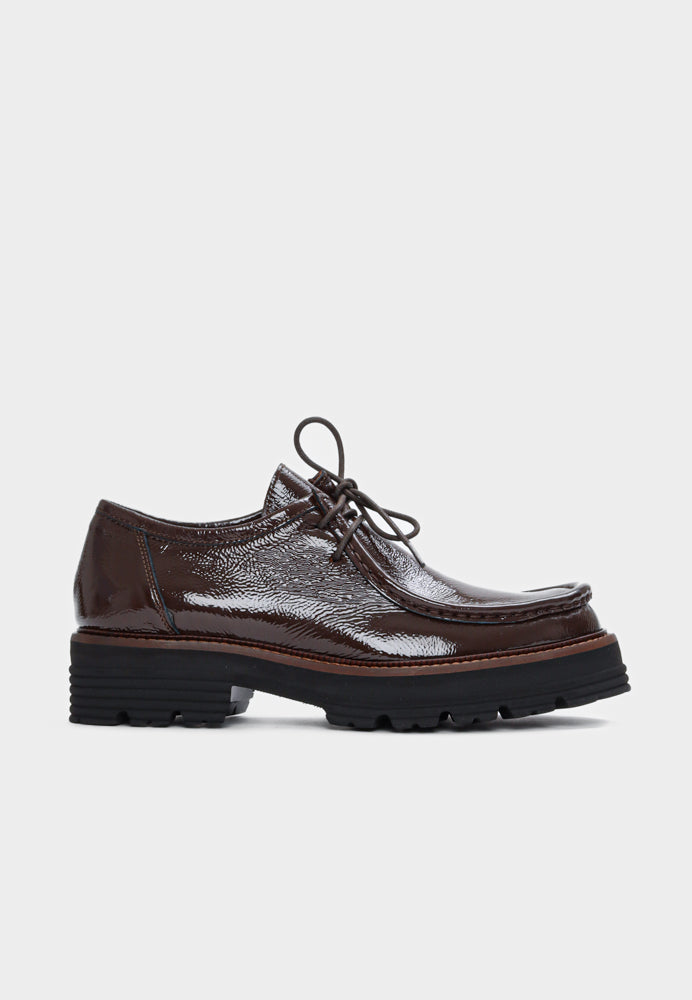 Sienna sko - Naplak Brown