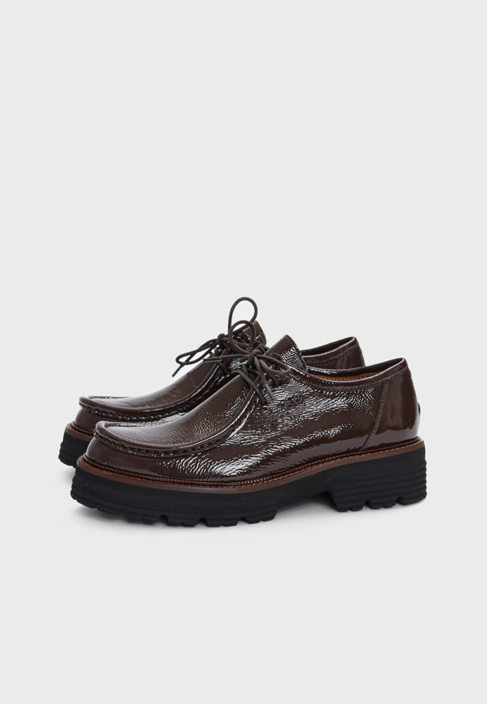 Sienna sko - Naplak Brown