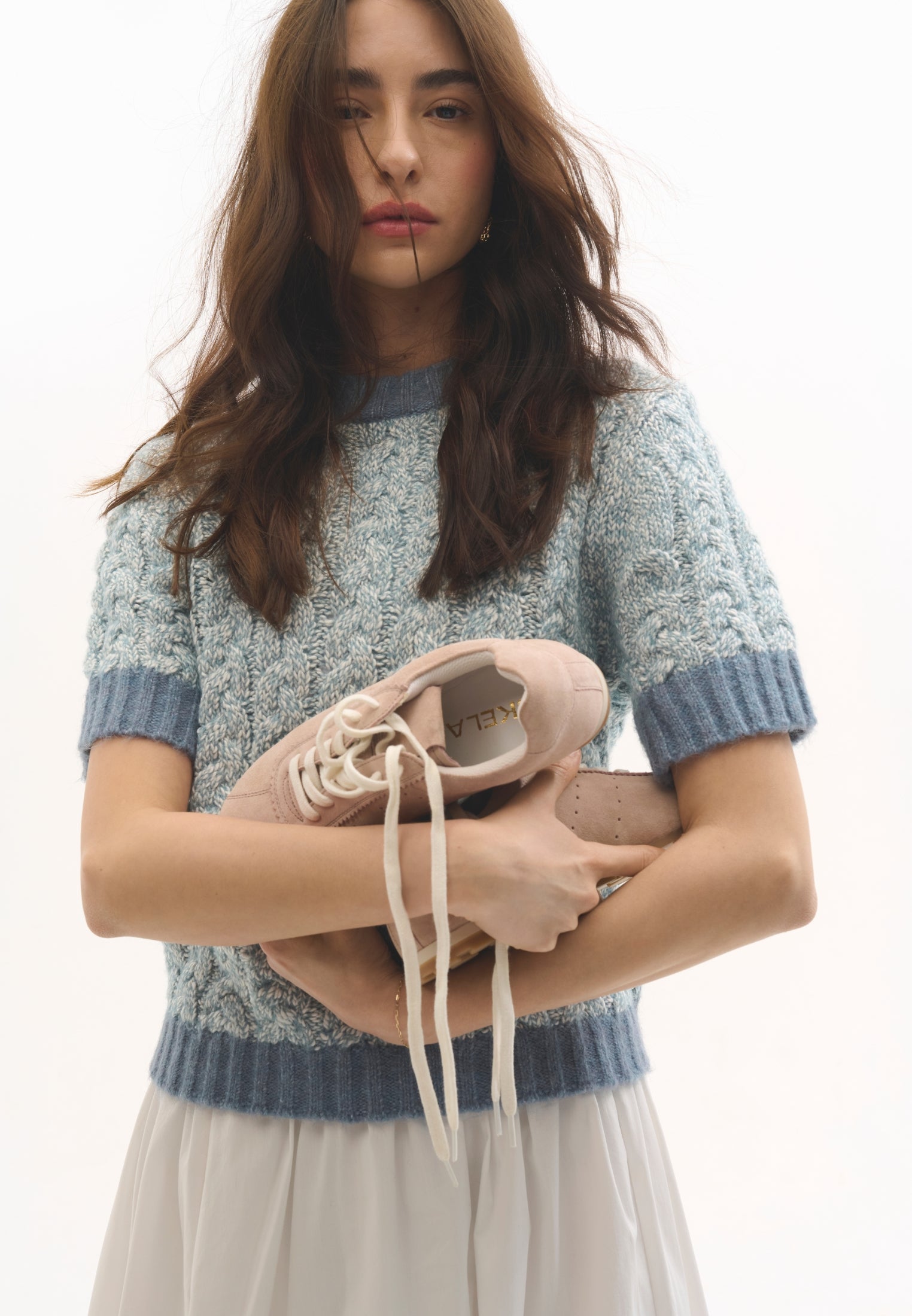 Stella sneaker - Suede Rose