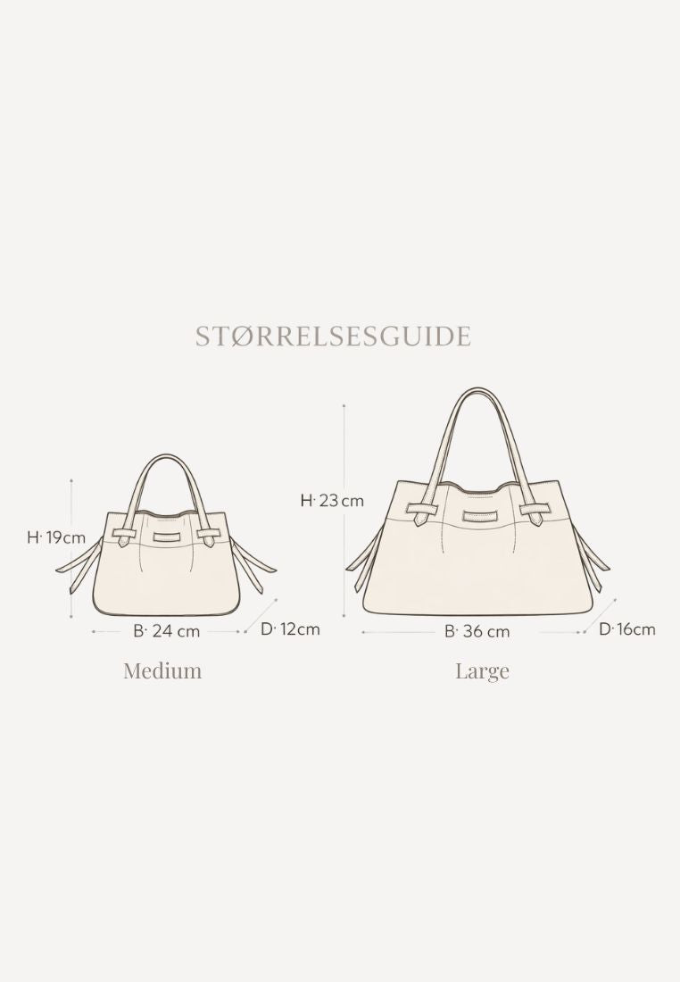 25132 Blossom Large taske - Marron