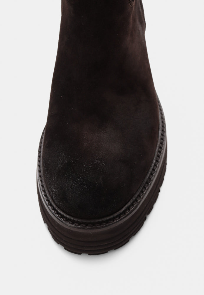 Tessan støvle - Mocca Suede