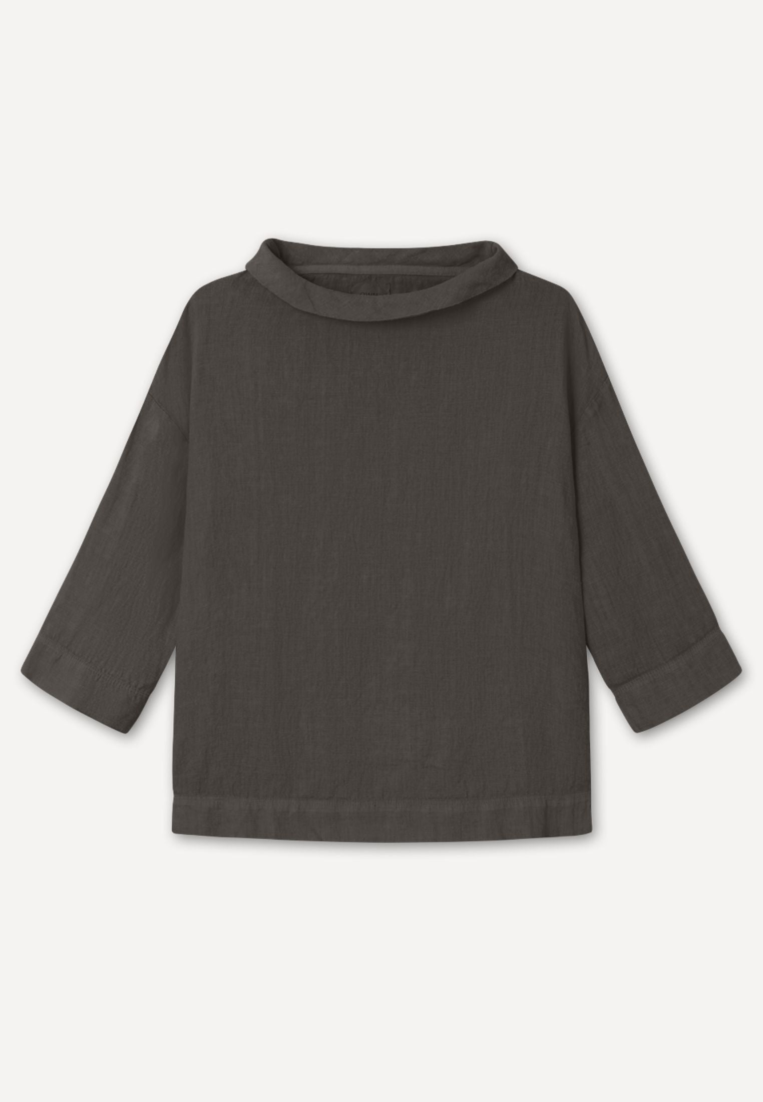 11001 bluse - Black Coffee