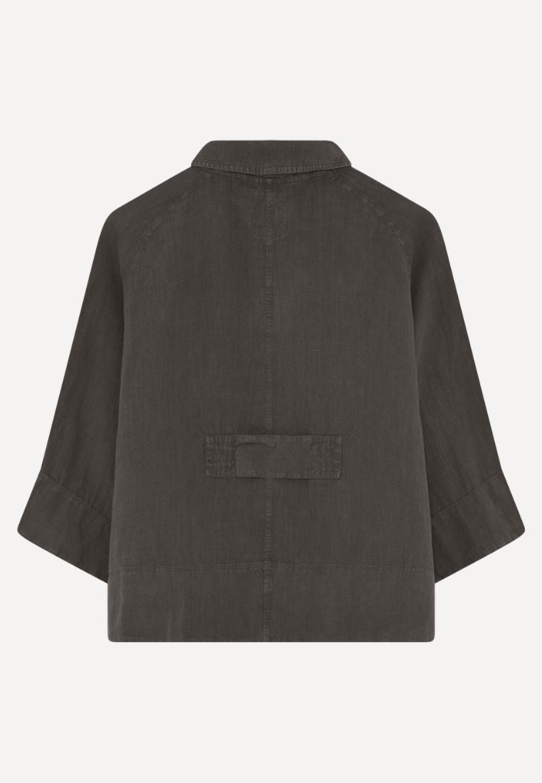 12040 bluse - Black Coffee