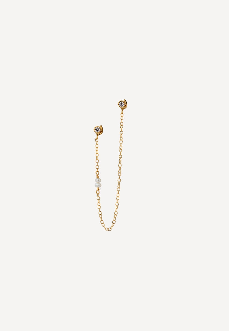 Twin Flow ørering - Gold