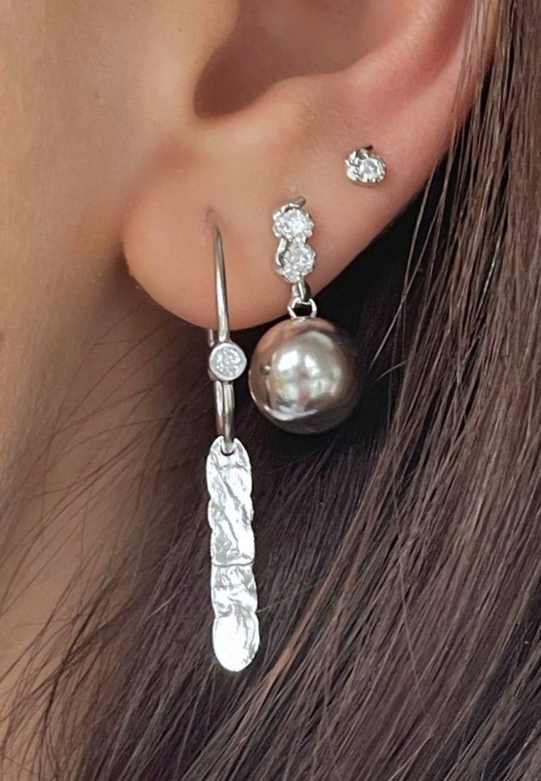 Big Dot Creol ørering - Silver Splash