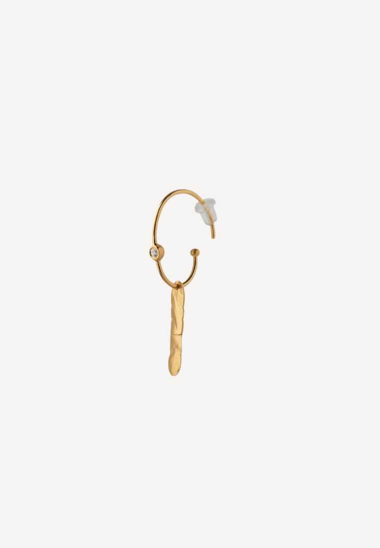 Big Dot Creol ørering - Gold Splash