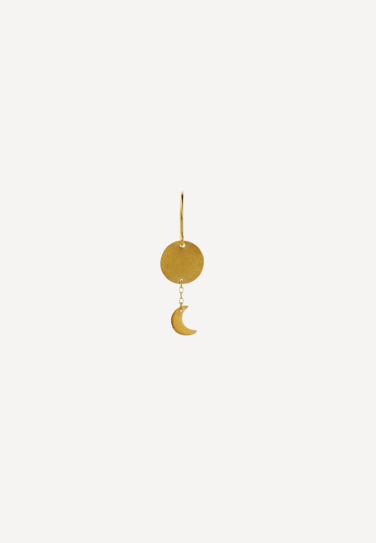 Sun and moon ørering - Gold