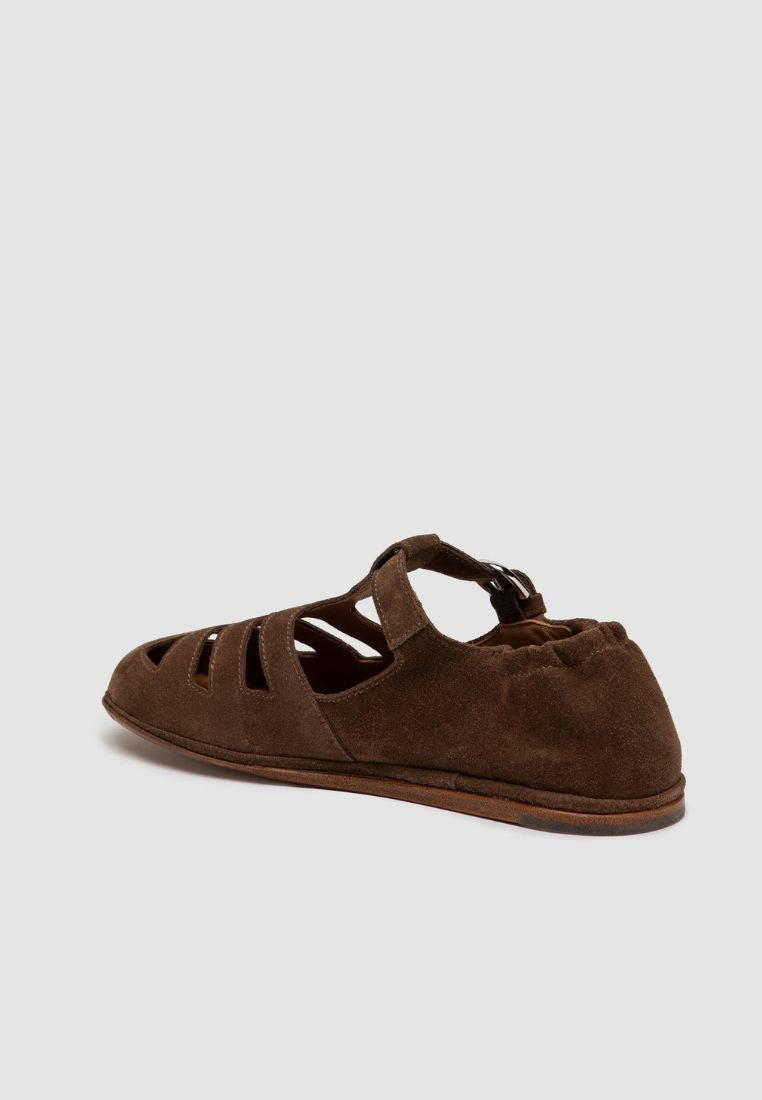 16495 sko - Suede Chocolat