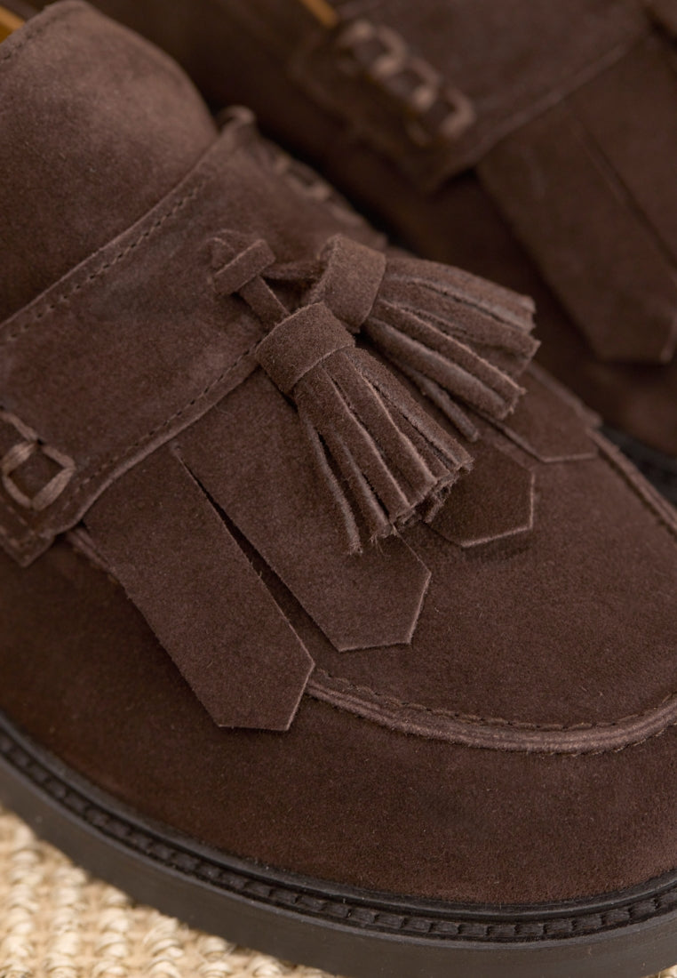 1721-101 loafer - Dark Brown Suede