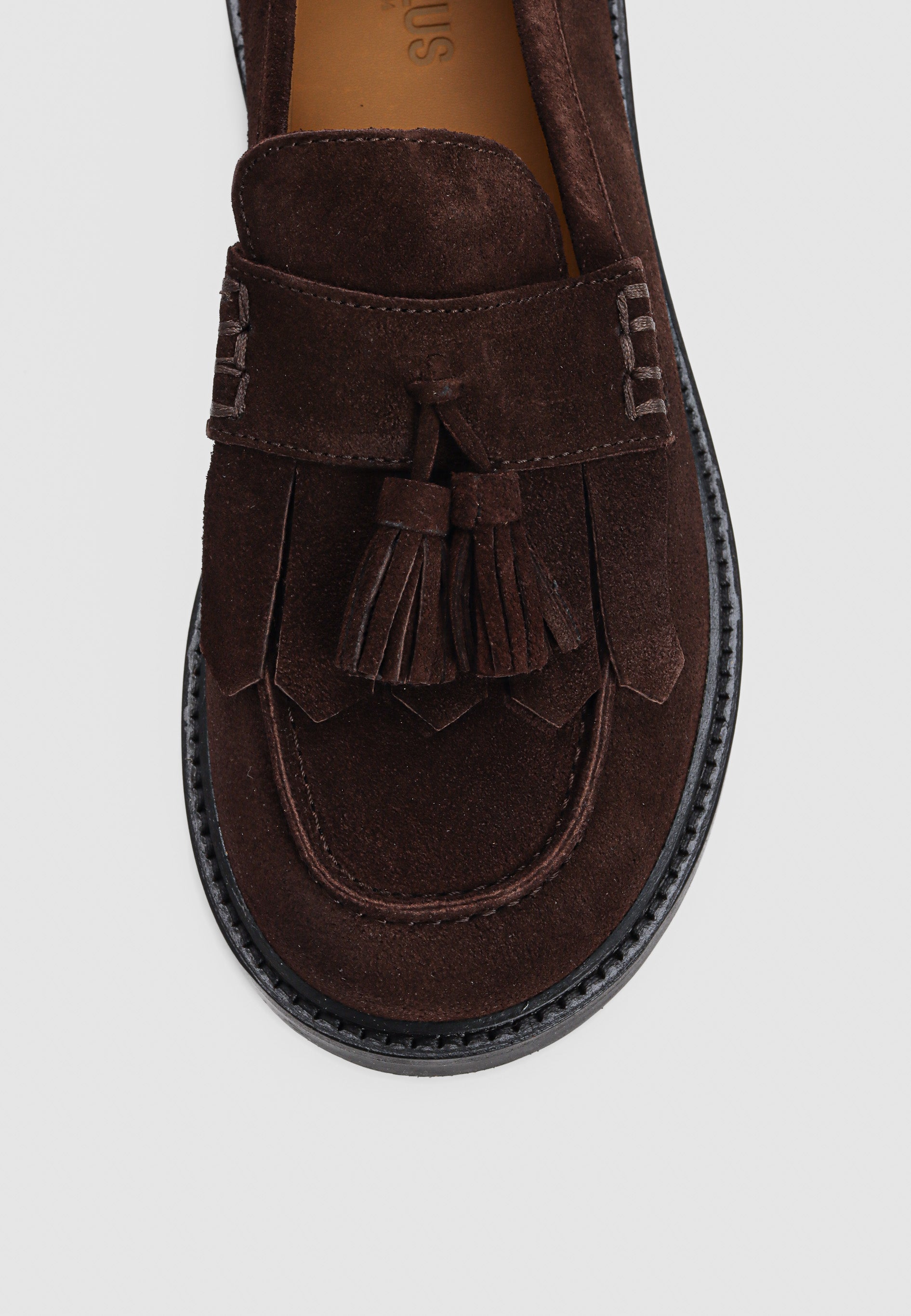 1721-101 loafer - Dark Brown Suede