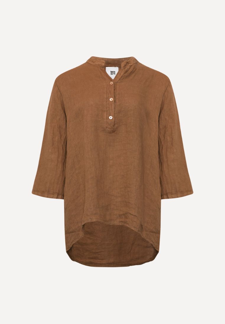 17661 bluse - Light Brown