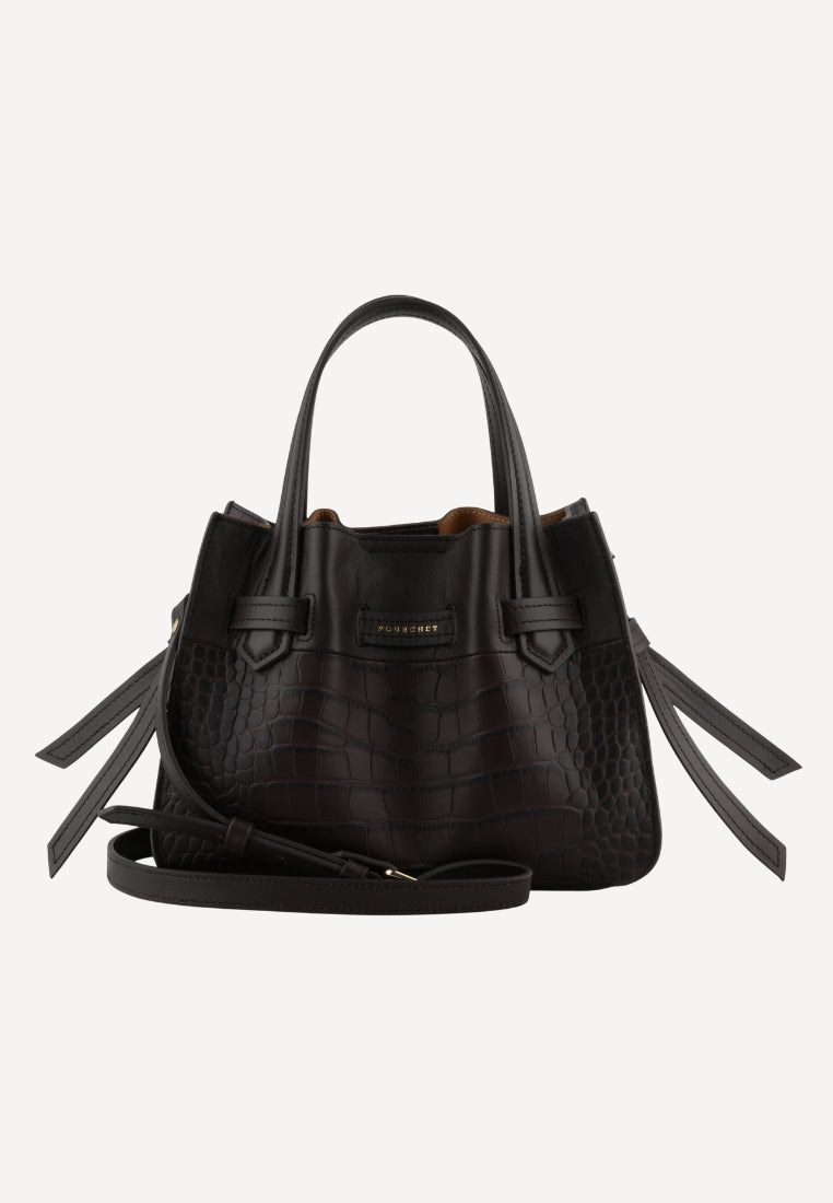 20186 Blossom Medium taske - Croco Marron