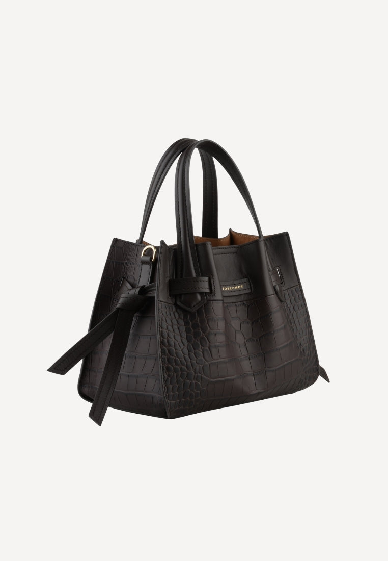 20186 Blossom Medium taske - Croco Marron