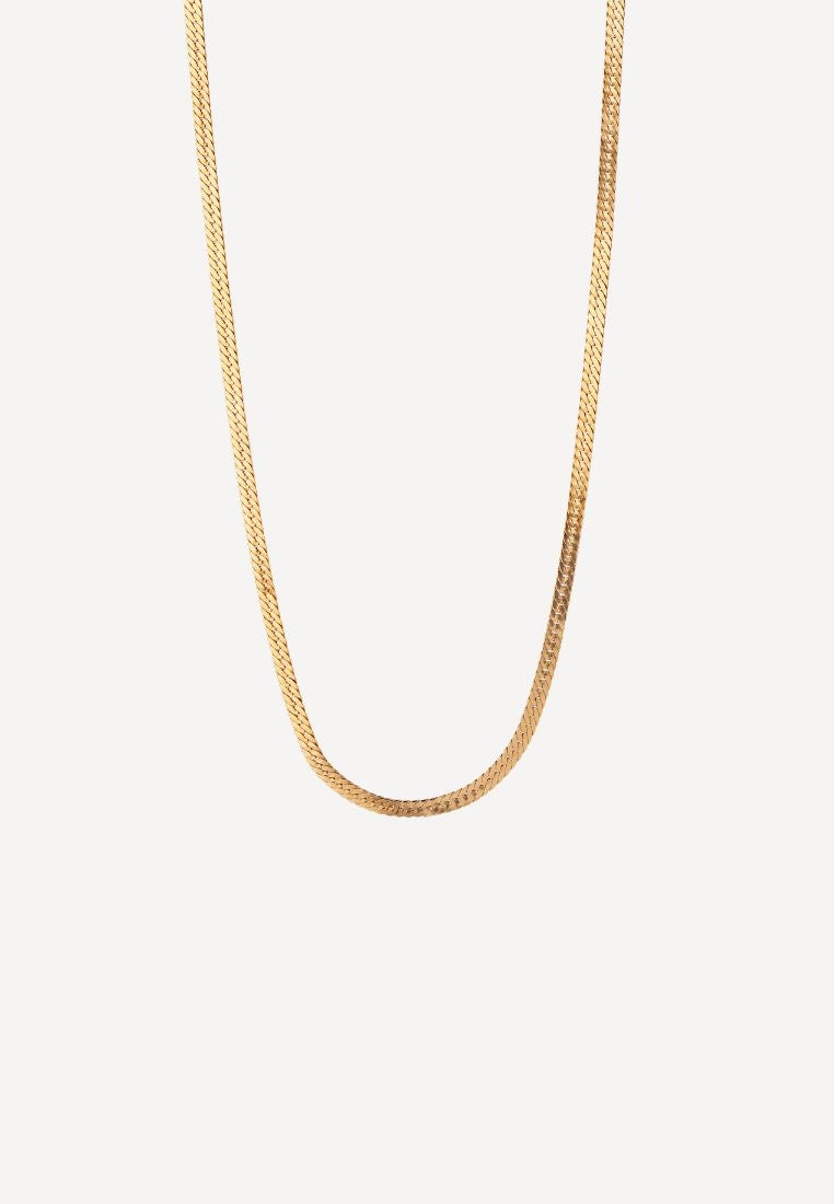 Short Snake halskæde - Gold