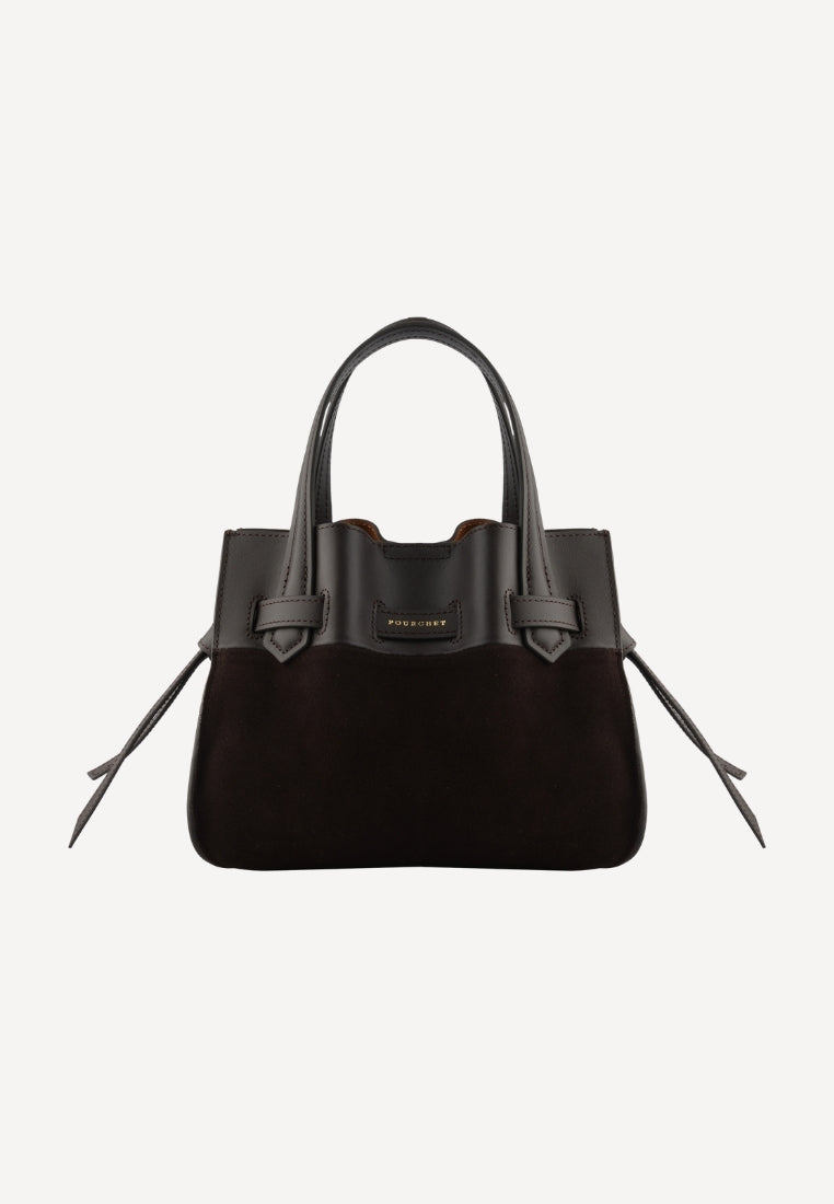 25131 Blossom Medium taske - Suede Marron