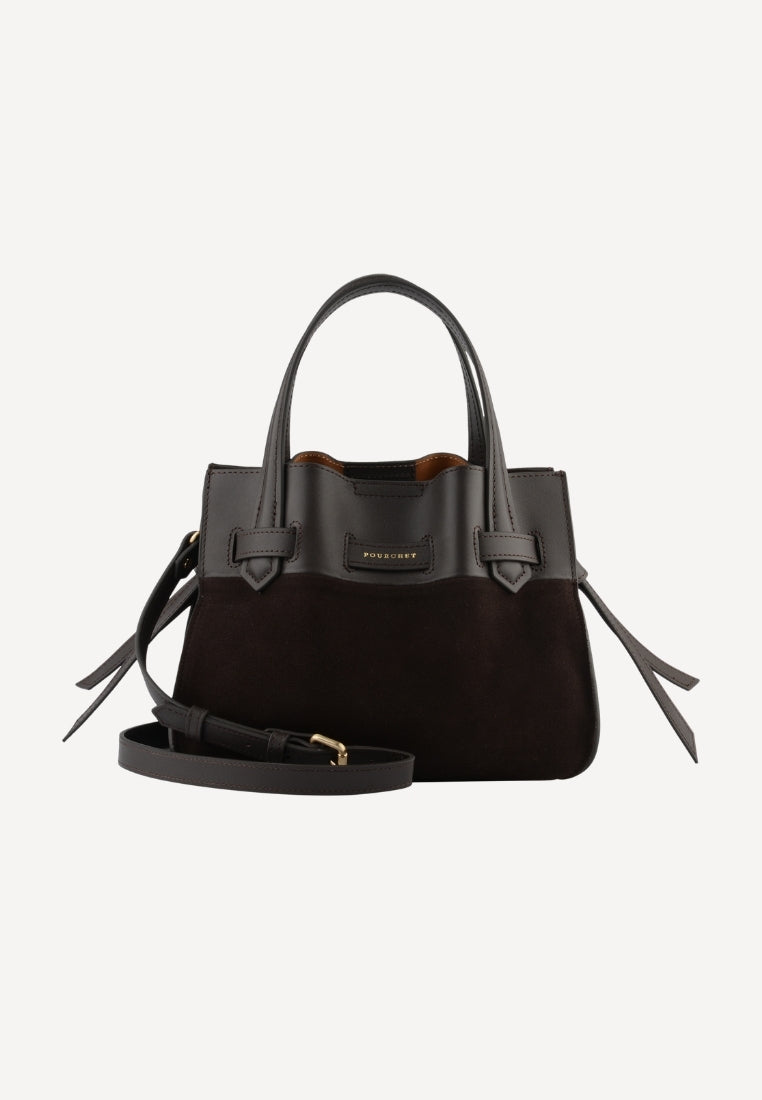 25131 Blossom Medium taske - Suede Marron