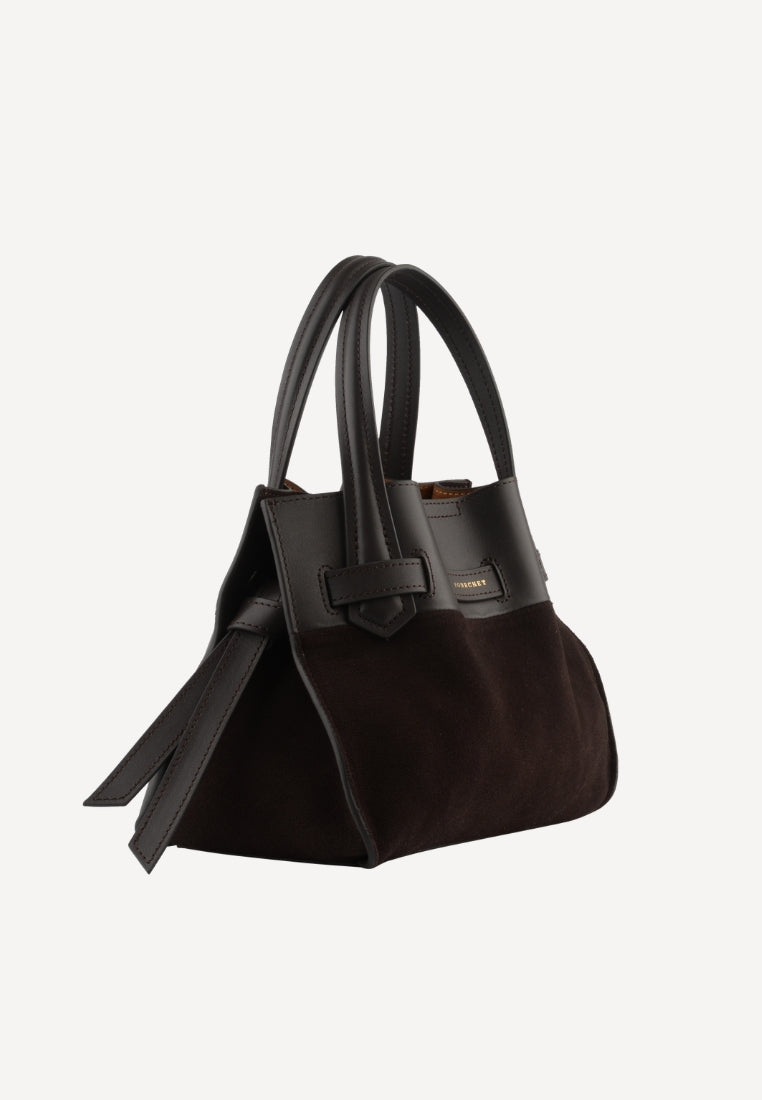 25131 Blossom Medium taske - Suede Marron