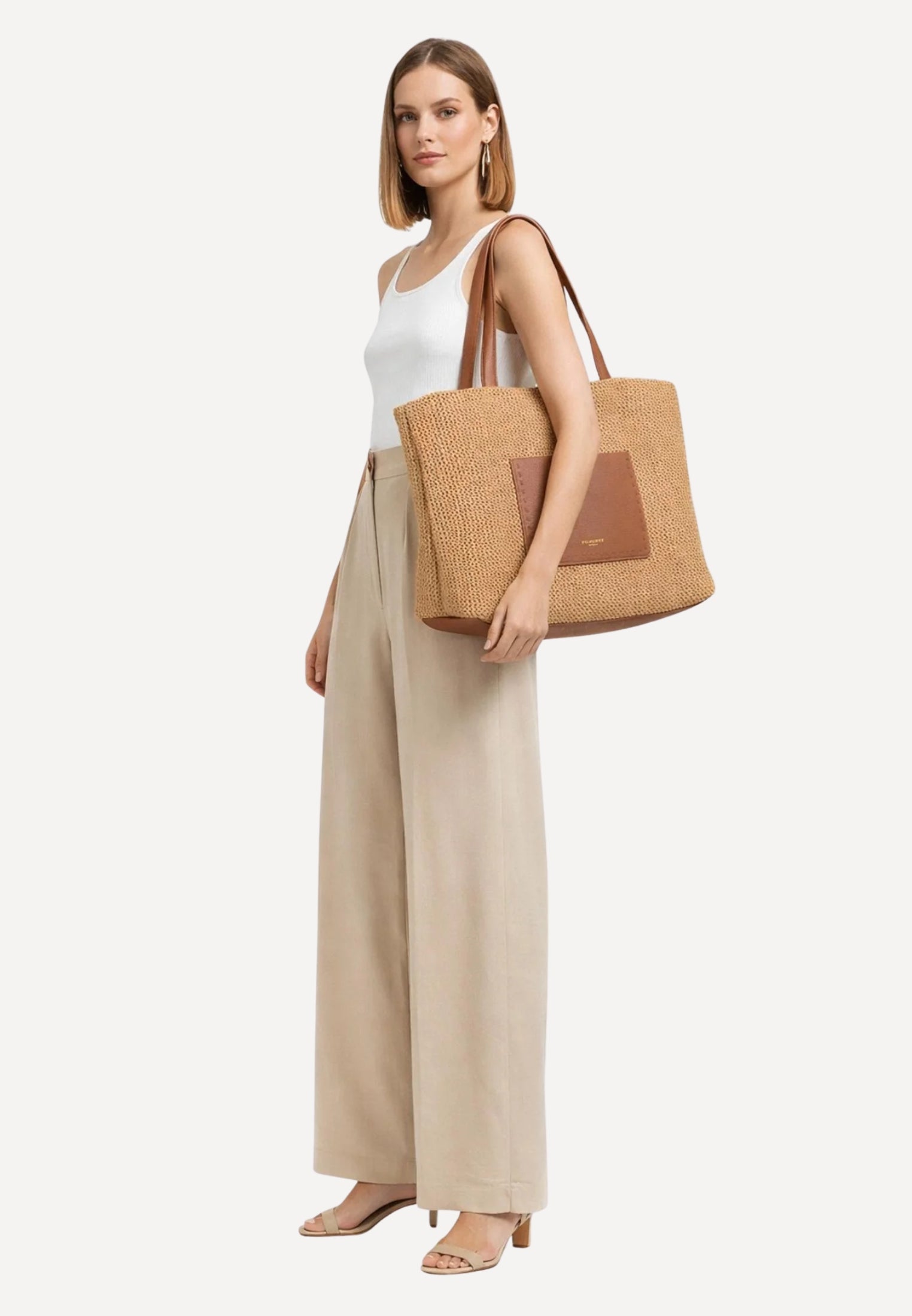 26031 Cassis Large shopper - Camel