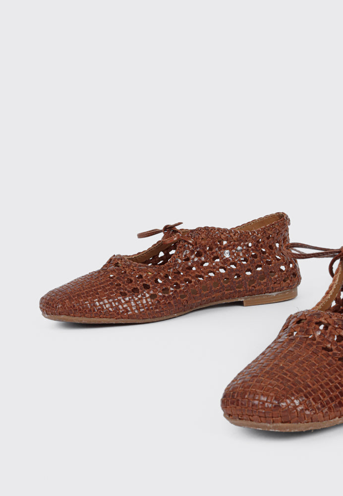 1698-101 ballerina - Tan Braid