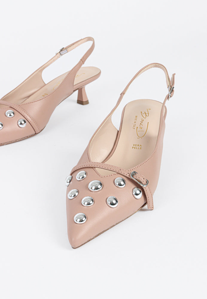 574 slingback - Nude