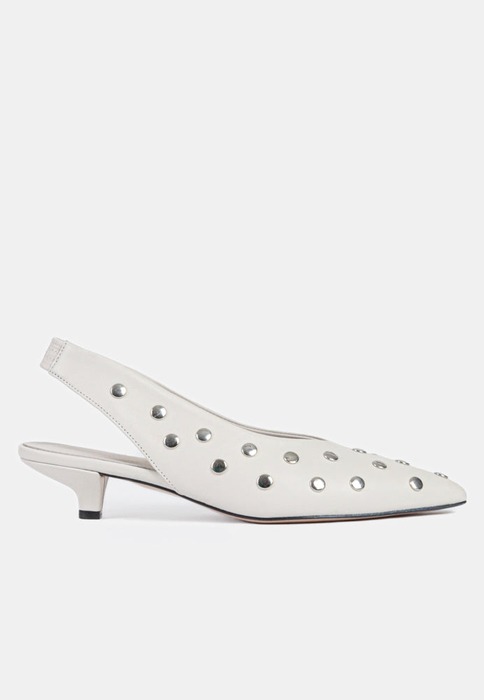 O2470 slingback - White