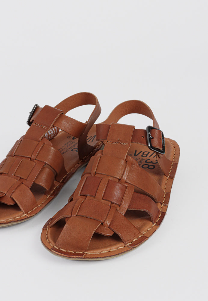 Capri sandal - Cognac