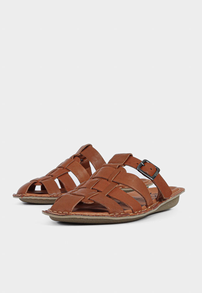 Amalfi sandal - Cognac