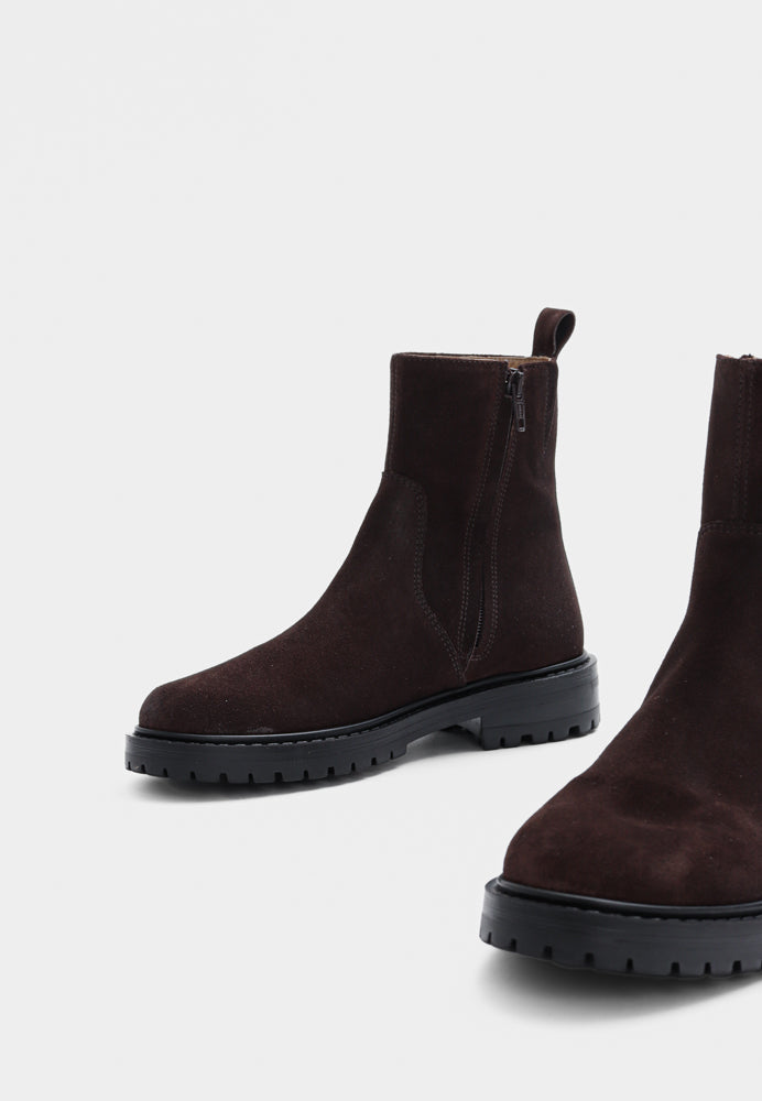 7719-101 støvle - Dark Brown