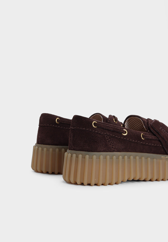 Torhill Boat D sko - Dark Brown
