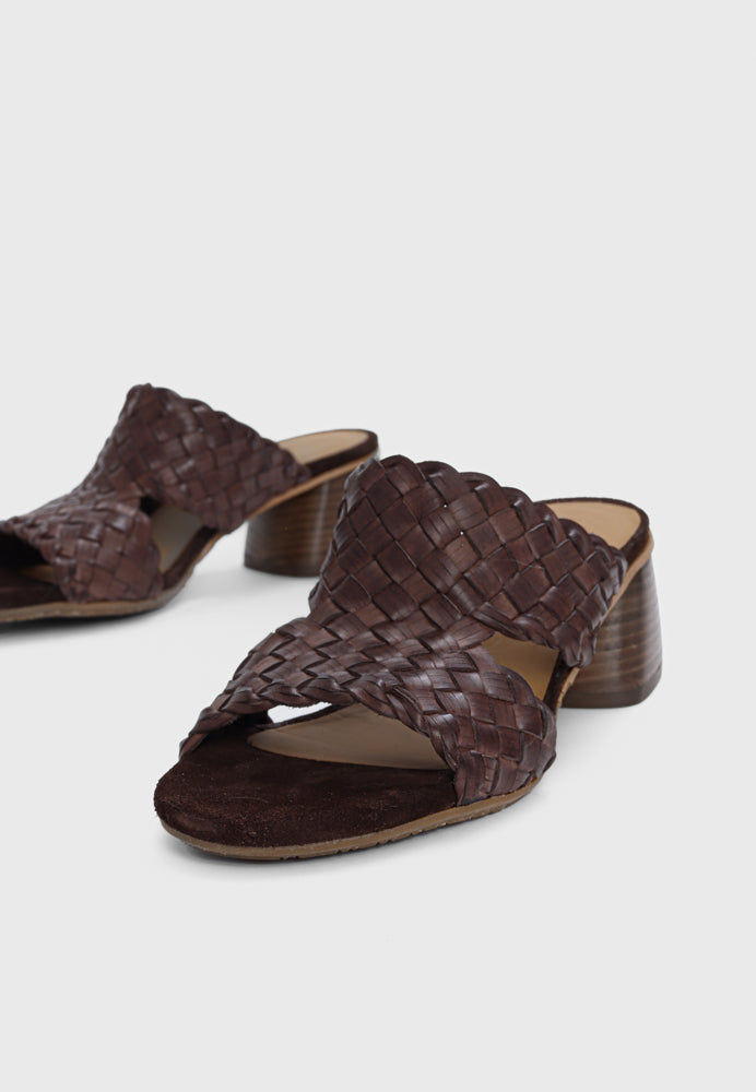5885-101 sko - Brown Braid