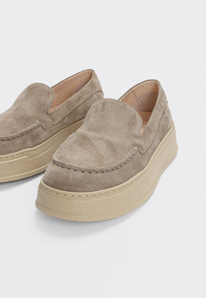 Giuly Moc loafer - Avana/Beige