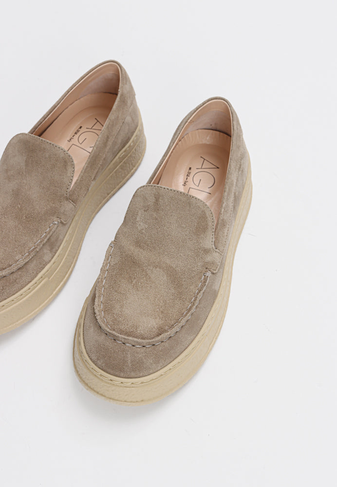 Giuly Moc loafer - Avana/Beige
