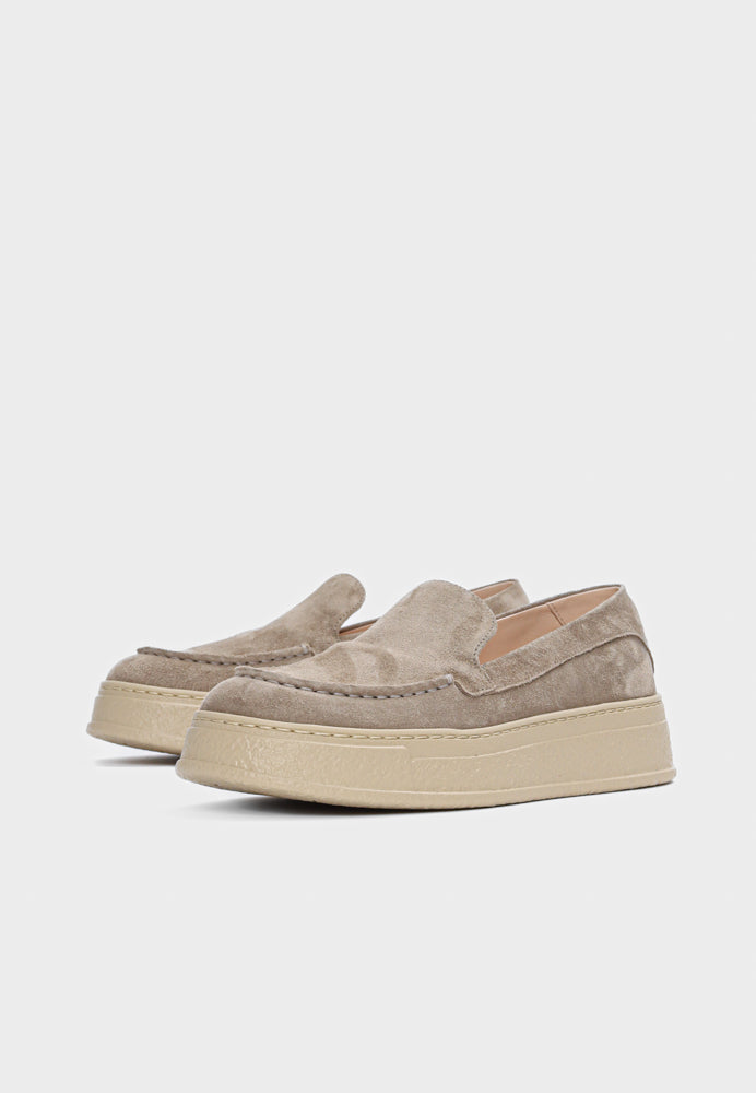 Giuly Moc loafer - Avana/Beige