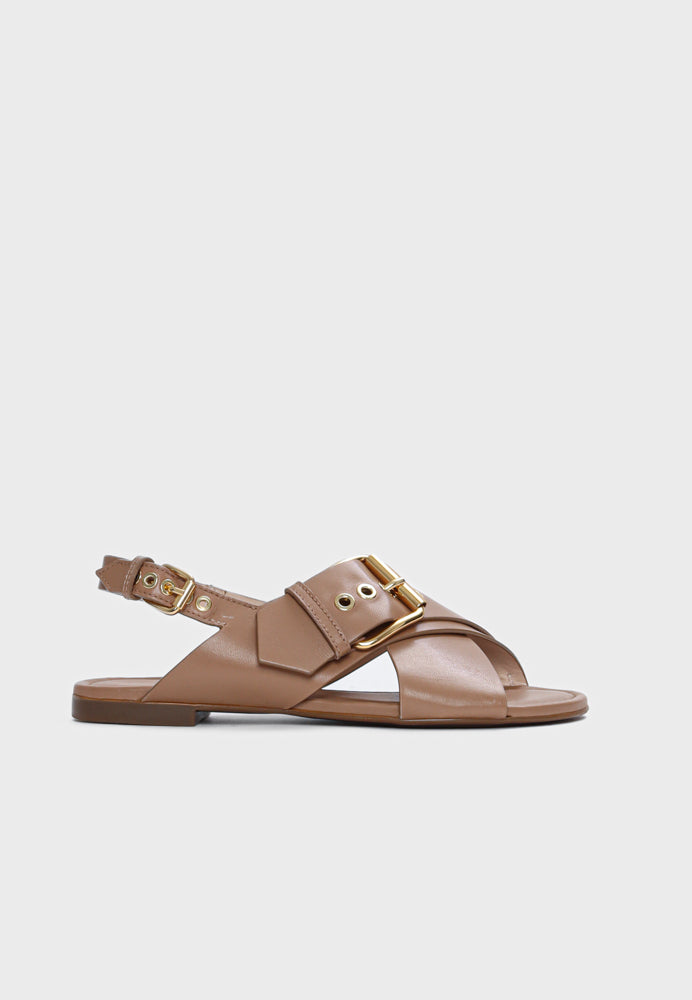 Summer Criss Cross sandal - Cocoa