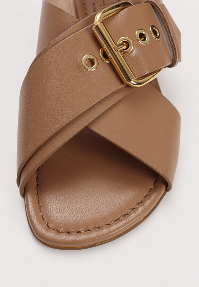 Summer Criss Cross sandal - Cocoa