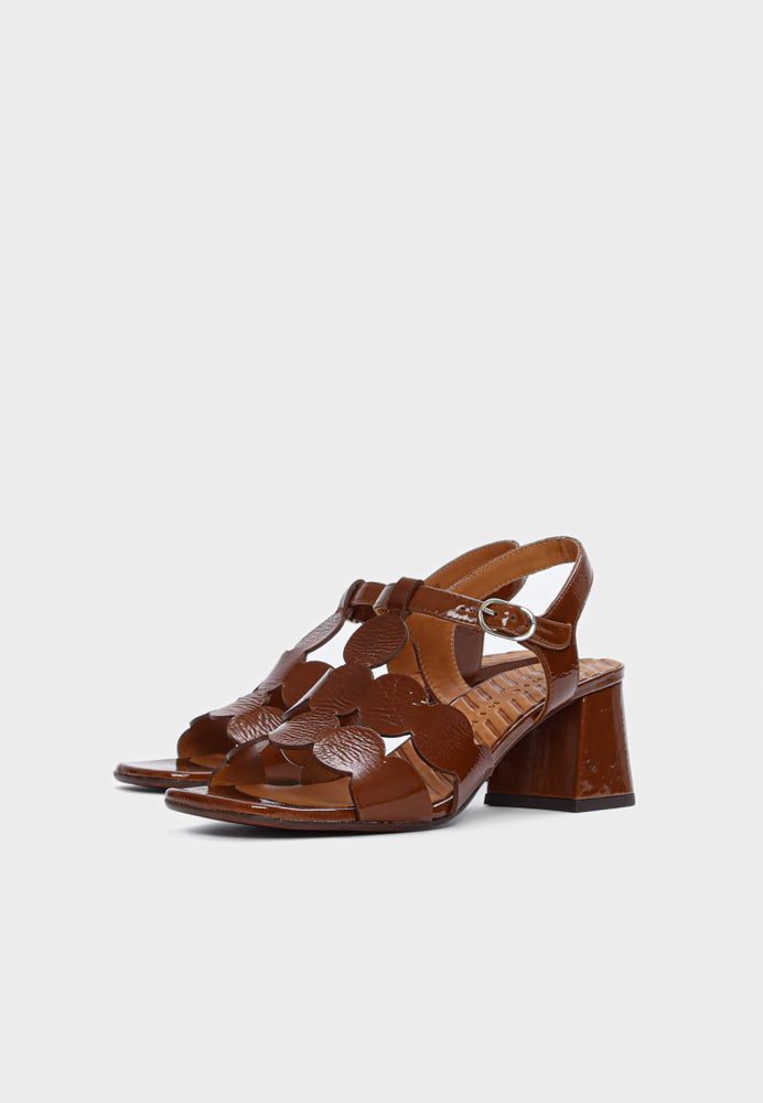 Linaza sandal - Castagno