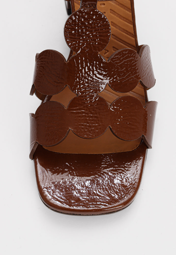 Linaza sandal - Castagno