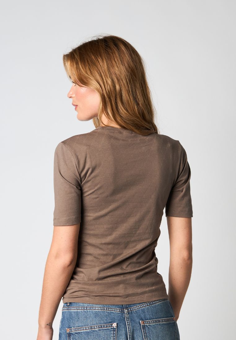 600-2 t-shirt - Brown