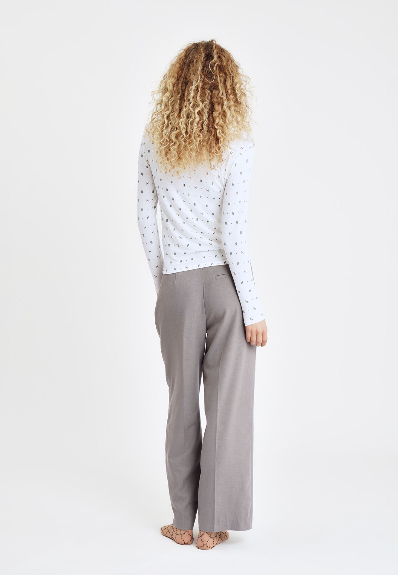 650-14 t-shirt L/S Cashmere - 1 White