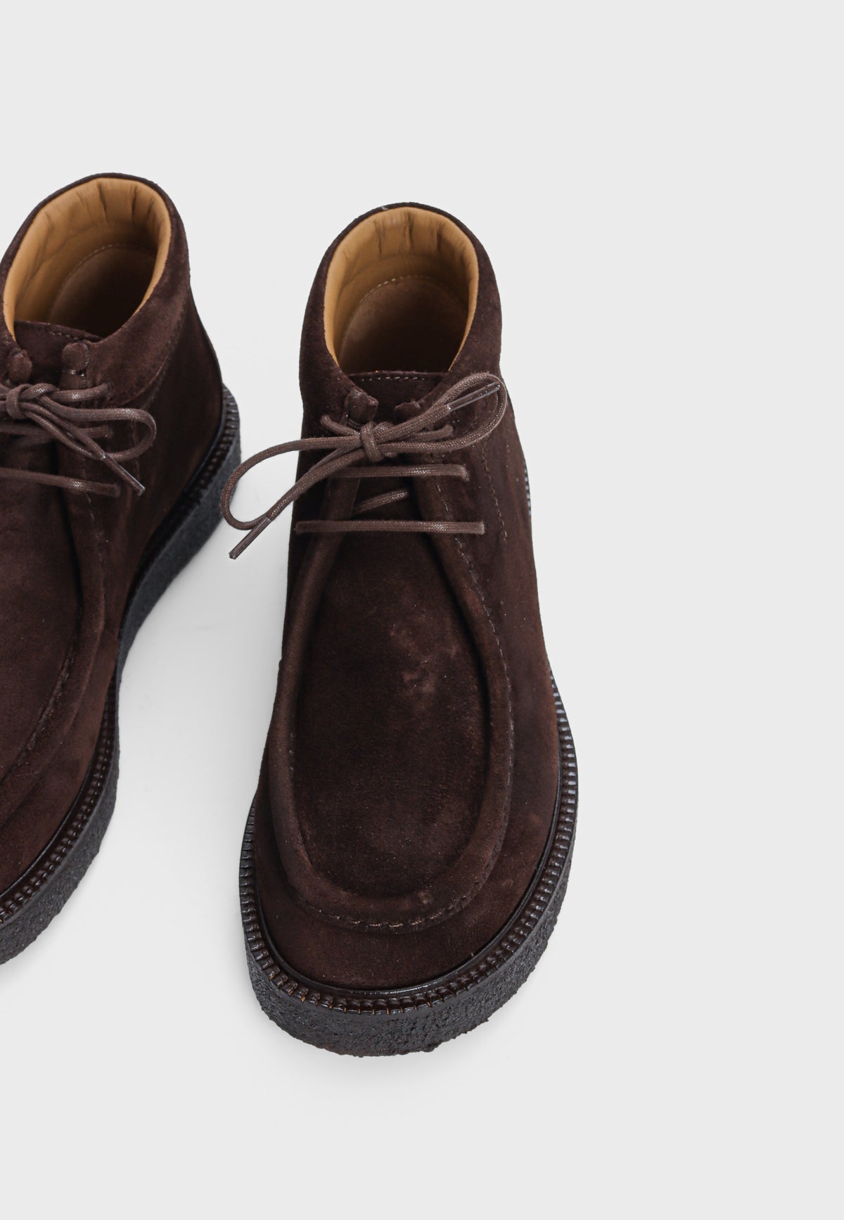 7426-107 sko - Dark Brown Suede