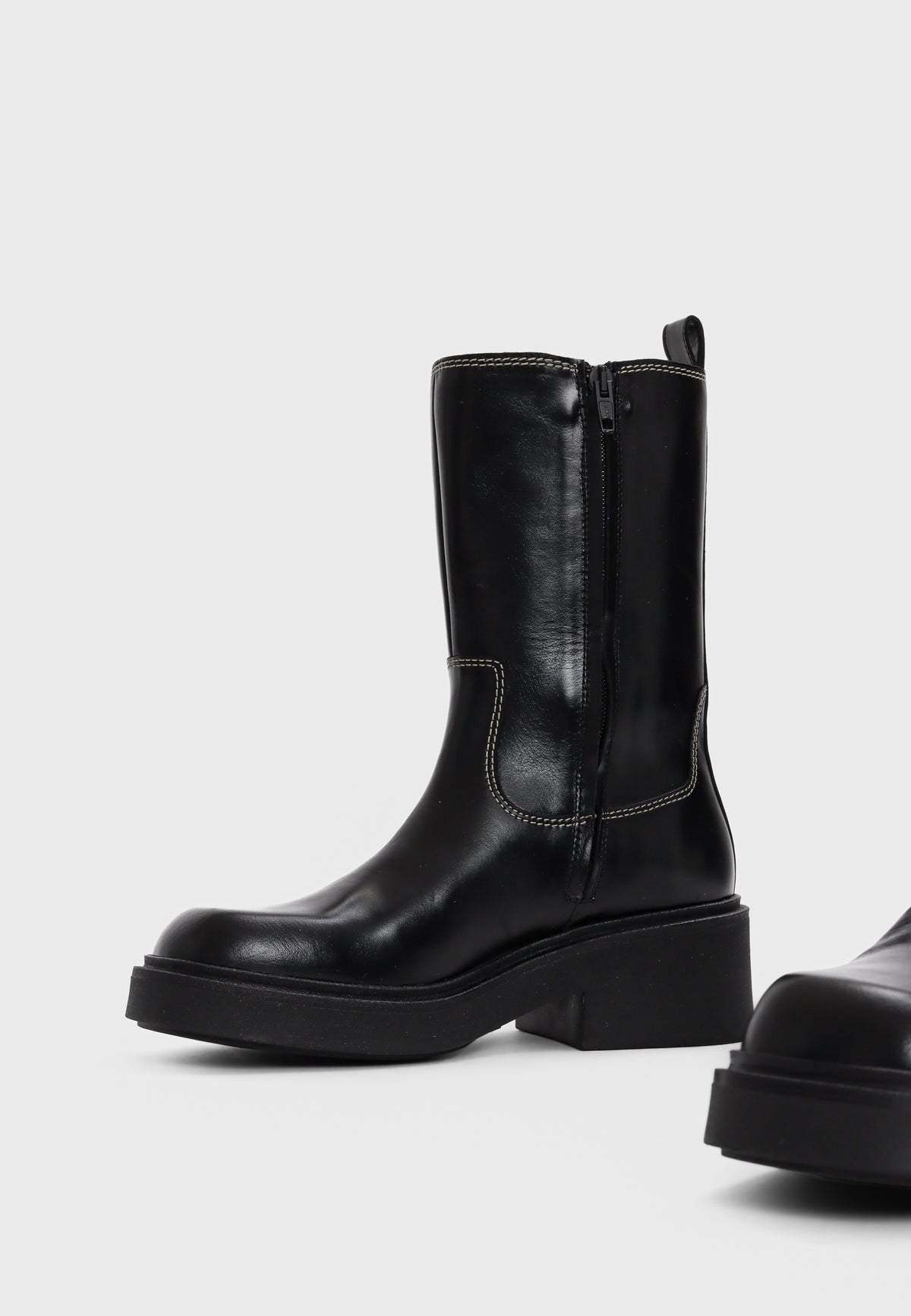 7817-101 støvle - Black