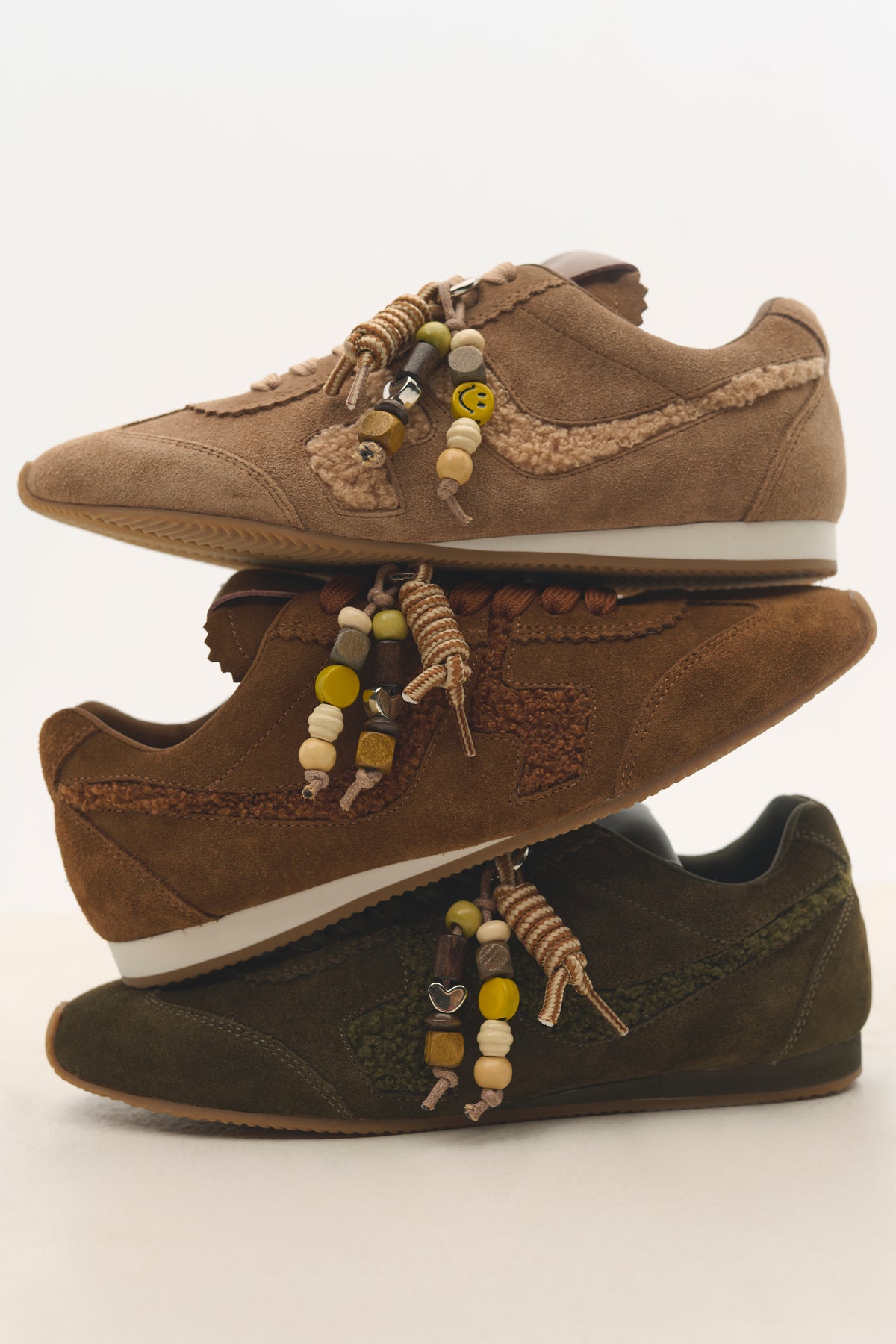 Amia sko - Suede Cognac
