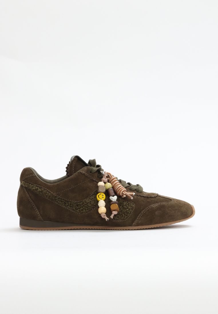 Amia sko - Suede Military