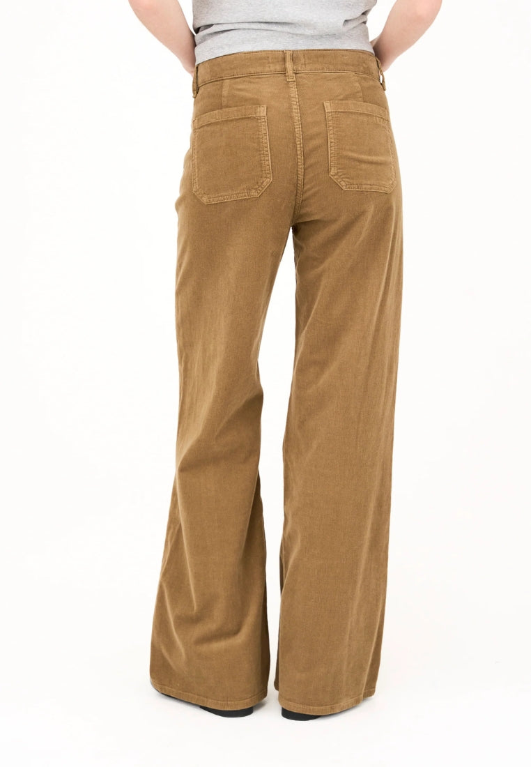 Abigail 70'S Baby Cord jeans - Rubber Brown